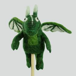 Dragon Finger Puppet - Green