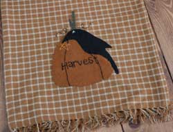 Crow and Harvest Pumpkin Table Runner