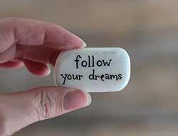 Follow Your Dreams Pocket Rock