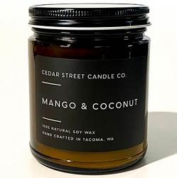 Mango & Coconut Soy Jar Candle