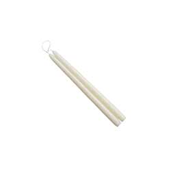6 inch Shell White Mole Hollow Tiny Taper Candles (Set of 2)