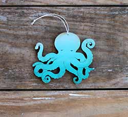 Octopus Ornament (Personalized)