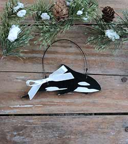 Orca Whale Ornament (Personalized)