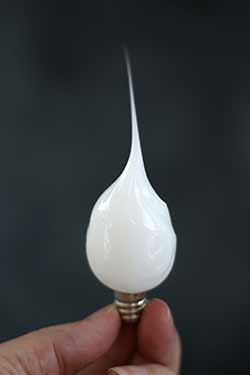 Pearl Colored Silicone Light Bulb (Unscented)