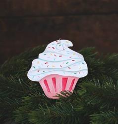 Cupcake Personalized Ornament