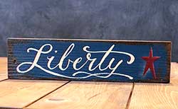 Liberty Sign with Star