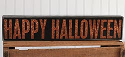 Happy Halloween Box Sign