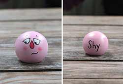 Emotion Peg Doll - Pink / Shy
