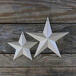 Best Rustic Genuine  Amish Quality Primitive 48 inch Barn Star USA Made WHITE 