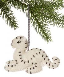 Snow Leopard Ornament