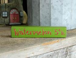Watermelon Mini Stick Sign