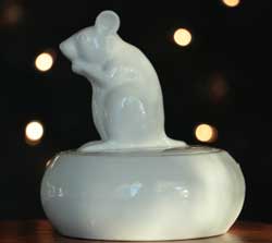 Round Mouse Covered Box