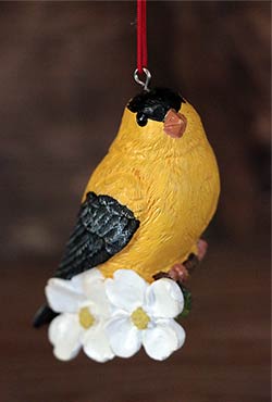 Gold Finch Ornament